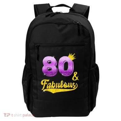 80 and fabulous - 80 years old Gift - 80th Birthday Backpack