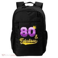 80 and fabulous - 80 years old Gift - 80th Birthday Backpack thumb 0
