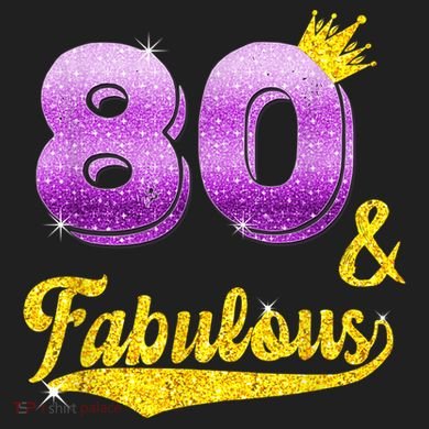 80 and fabulous - 80 years old Gift - 80th Birthday Sport-Tek Posi-UV Pro Polo