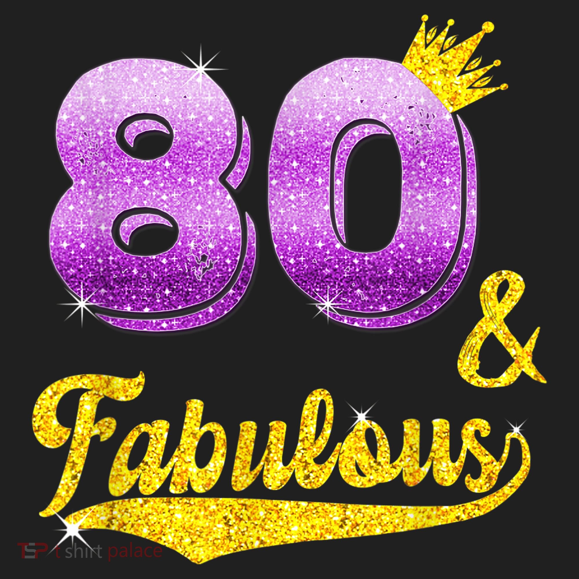 80 and fabulous - 80 years old Gift - 80th Birthday Sport-Tek Posi-UV Pro Polo