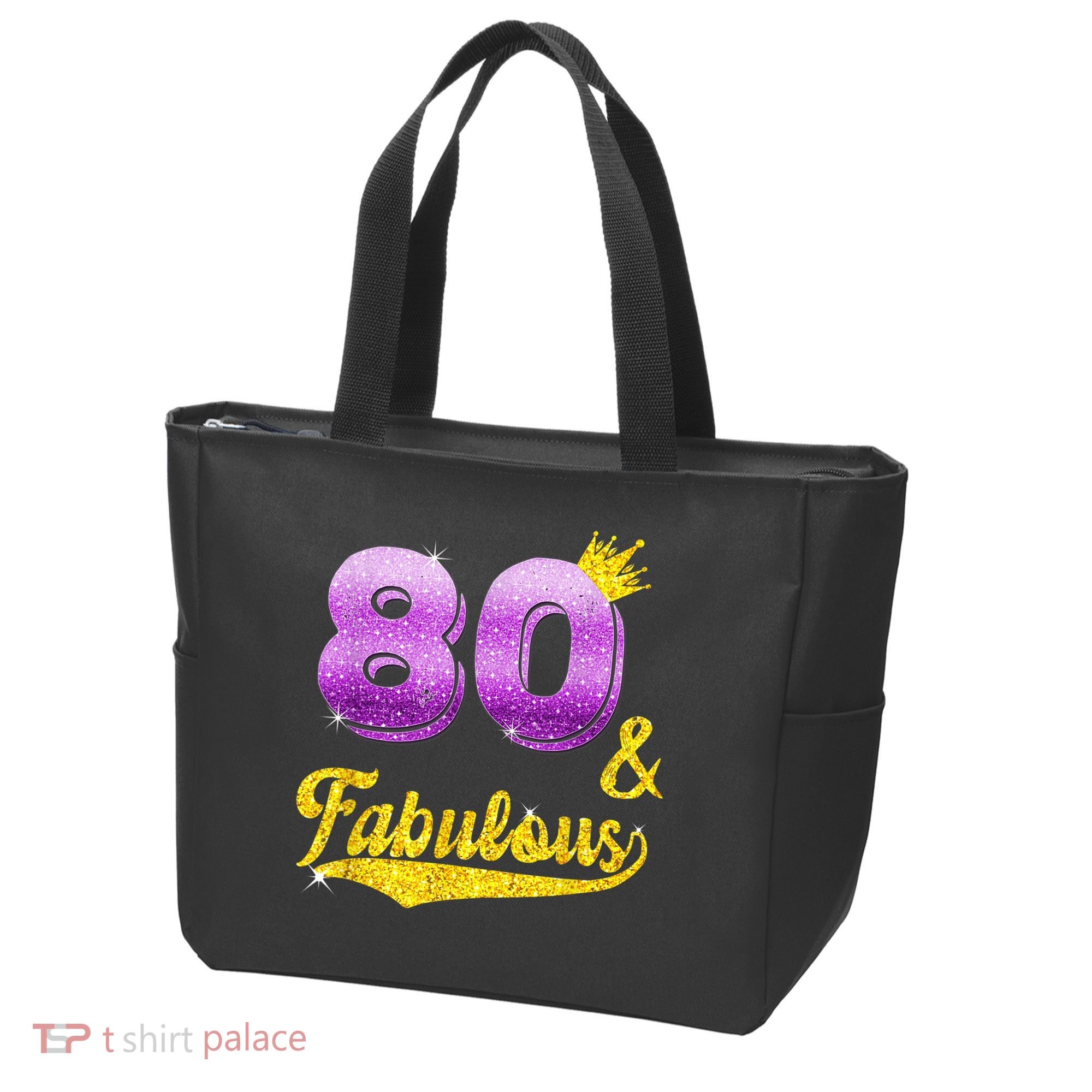 80 and fabulous - 80 years old Gift - 80th Birthday Tote Bag