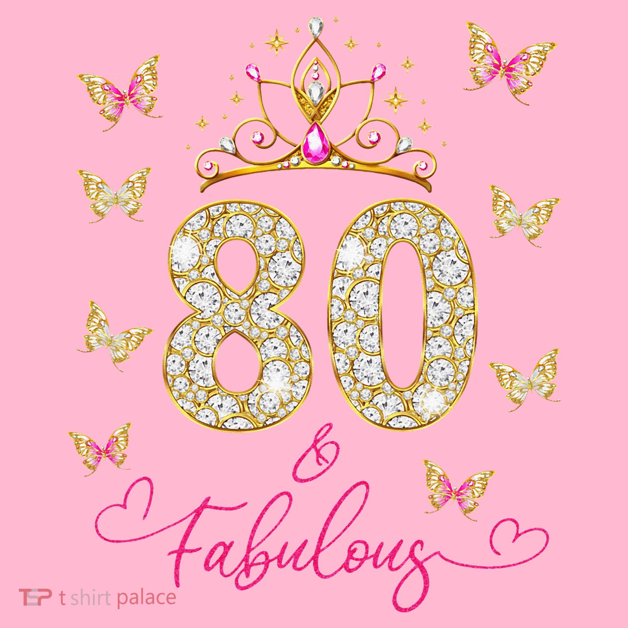 80 And Fabulous 80 Years Old Women 80th Birthday Coaster