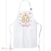 80 And Fabulous 80 Years Old Women 80th Birthday Apron thumb 0