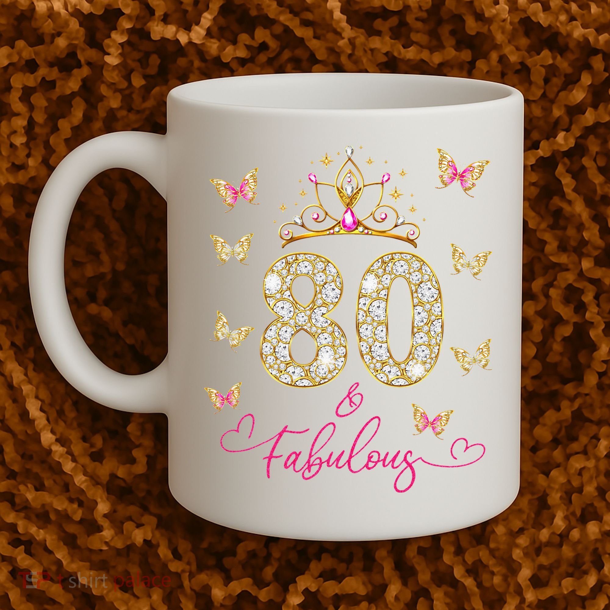 80 And Fabulous 80 Years Old Women 80th Birthday Coffee Mug