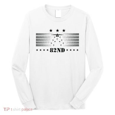 82nd Airborne Paratrooper Vintage Long Sleeve Shirt