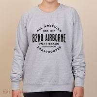 82nd Airborne Paratrooper Fort Bragg All American Veteran Women's Sweatshirt thumb 0