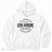 82nd Airborne Paratrooper Fort Bragg All American Veteran Hoodie thumb 0