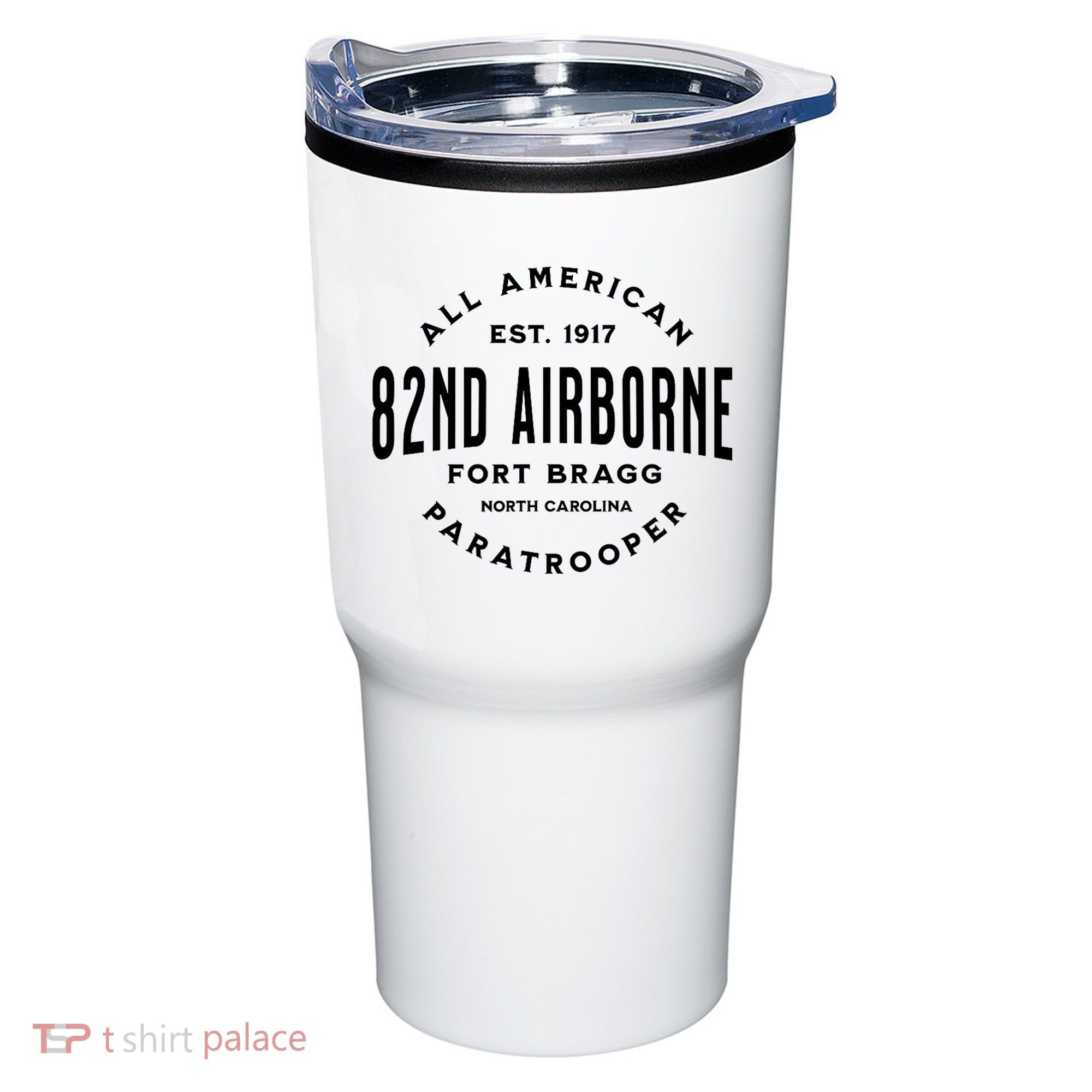 82nd Airborne Paratrooper Fort Bragg All American Veteran Tumbler
