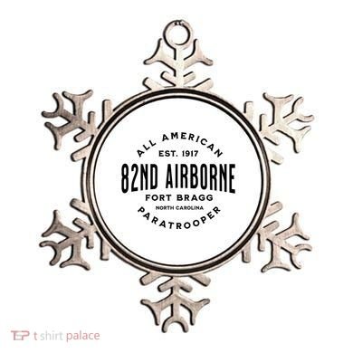 82nd Airborne Paratrooper Fort Bragg All American Veteran Ornament