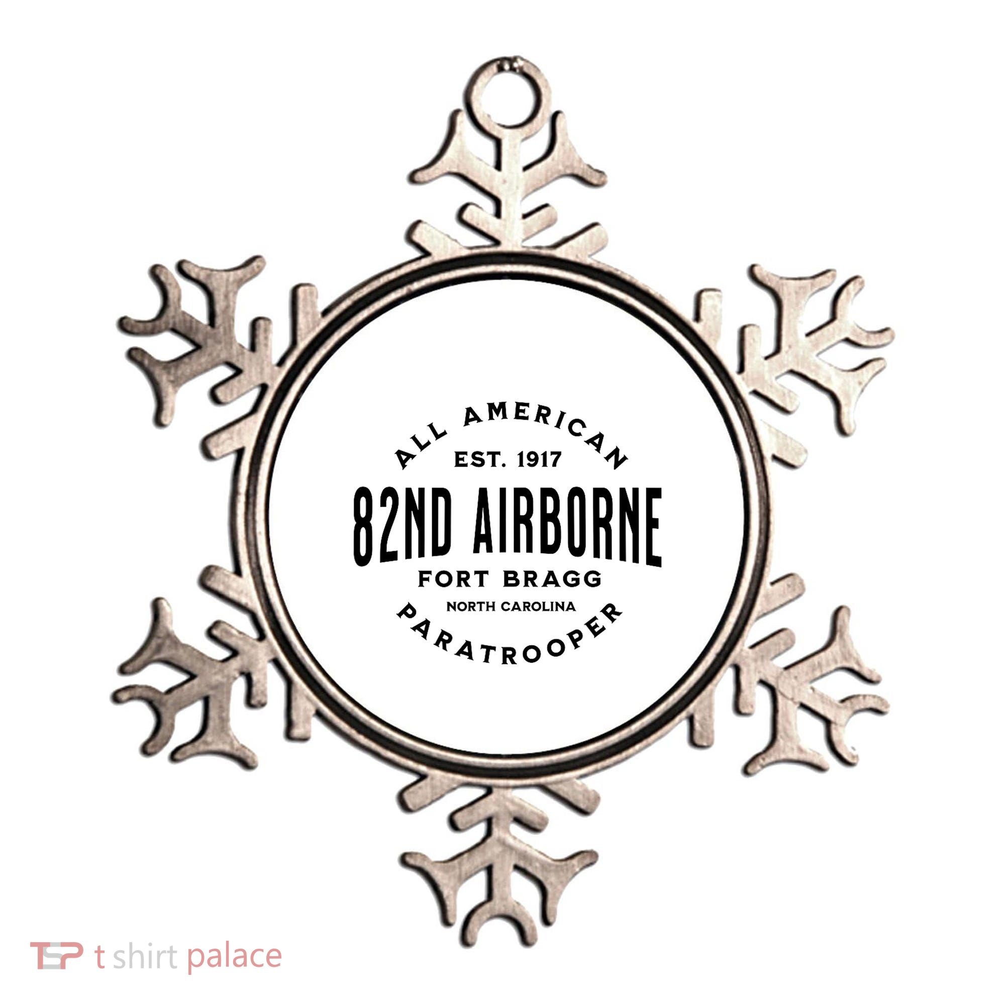82nd Airborne Paratrooper Fort Bragg All American Veteran Ornament