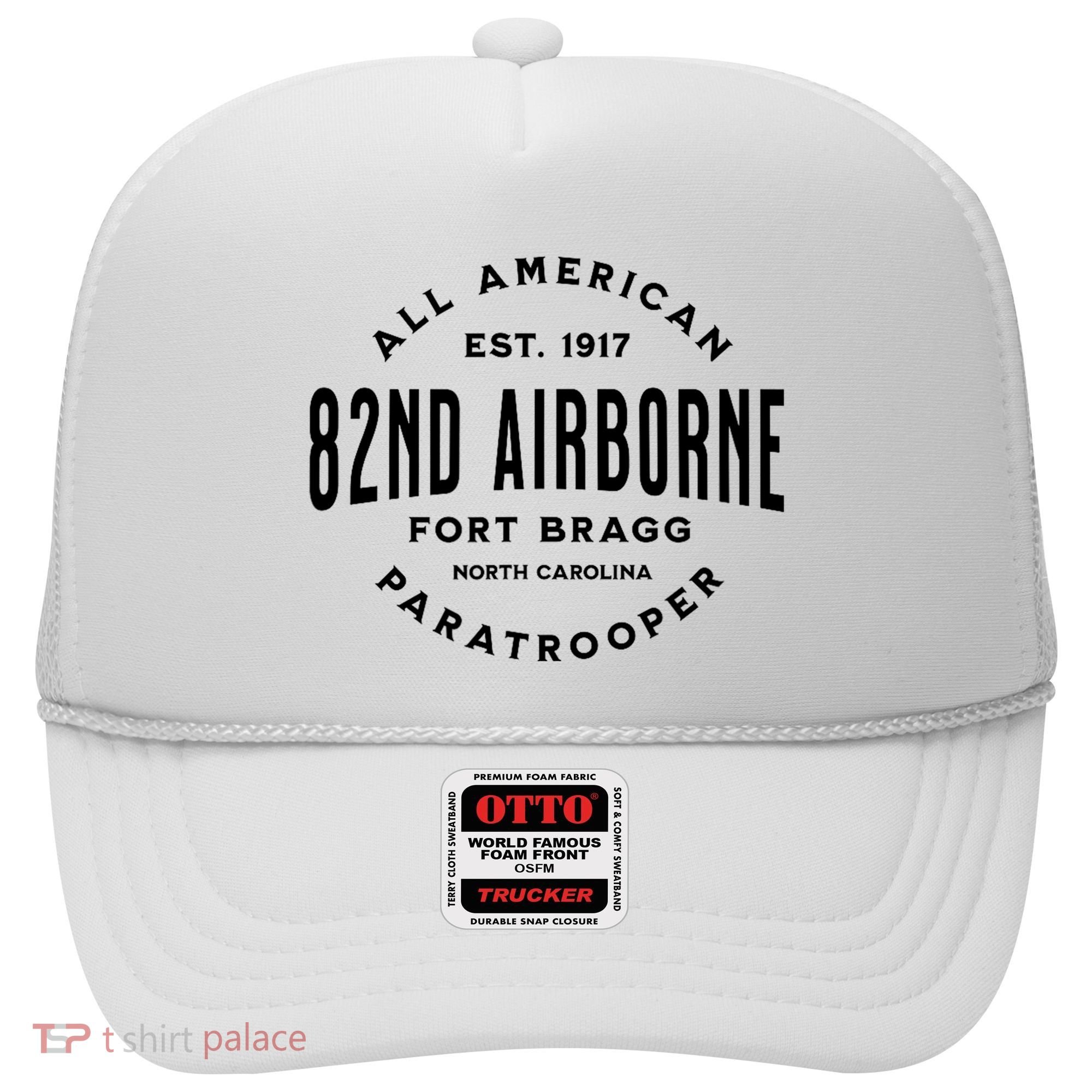 82nd Airborne Paratrooper Fort Bragg All American Veteran Hat