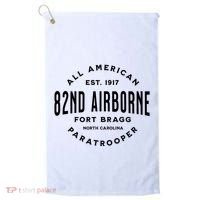 82nd Airborne Paratrooper Fort Bragg All American Veteran Golf Towel thumb 0