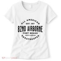 82nd Airborne Paratrooper Fort Bragg All American Veteran Women's T-Shirt thumb 0