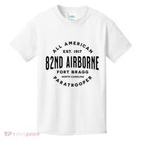82nd Airborne Paratrooper Fort Bragg All American Veteran Kids T-Shirt thumb 0