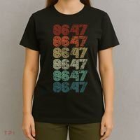 8647 Anti Trump 86 47 Retro Vintage Style Antitrump Vance T-Shirt thumb 4