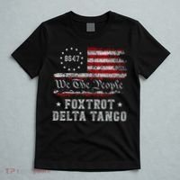 8647 Anti Trump Foxtrots Deltas Tangos Impeach 47 86 47 Flag T-Shirt thumb 5