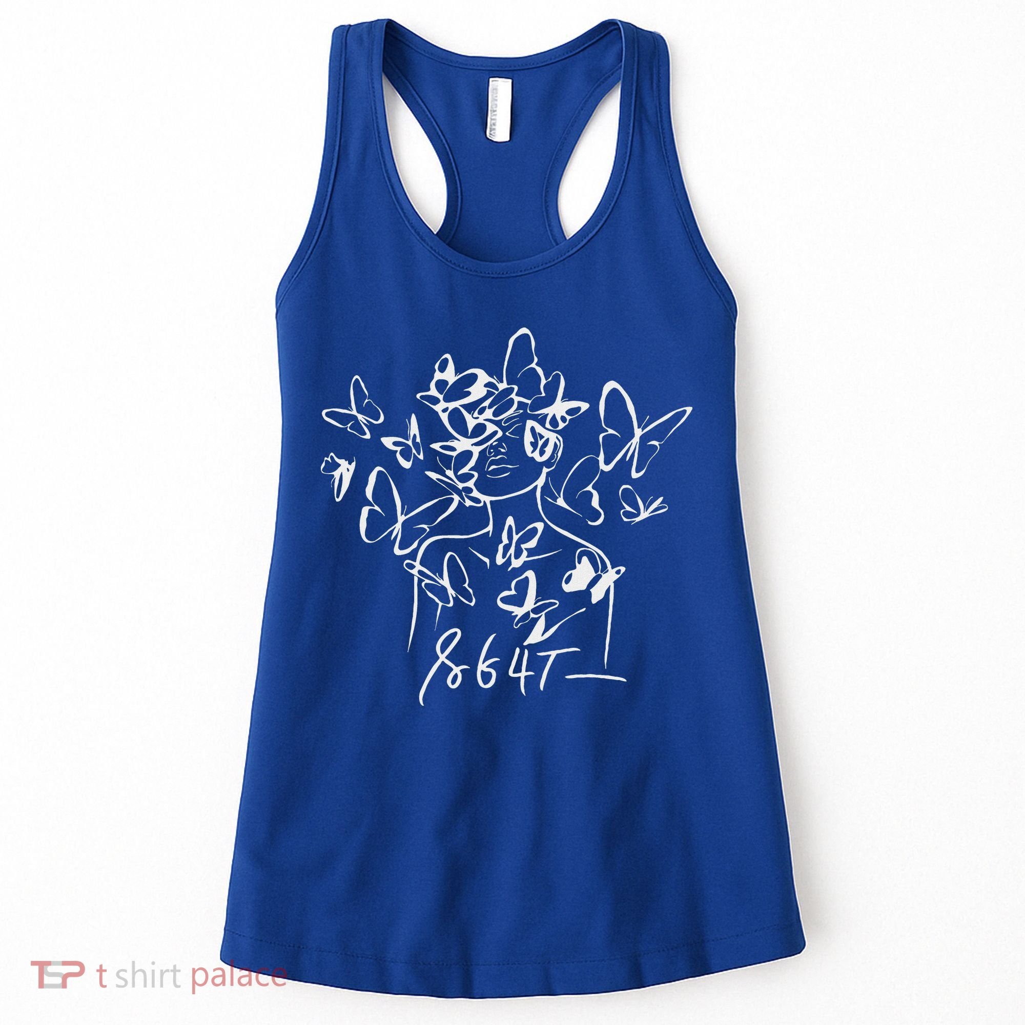 8647 Anti Trump Floral Resist 86 47 Impeach Trump Impeach 47 Women's Tank Top