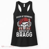 82nd Airborne Veteran Born At Ft Benning Raised Fort Bragg Women's Tank Top thumb 0