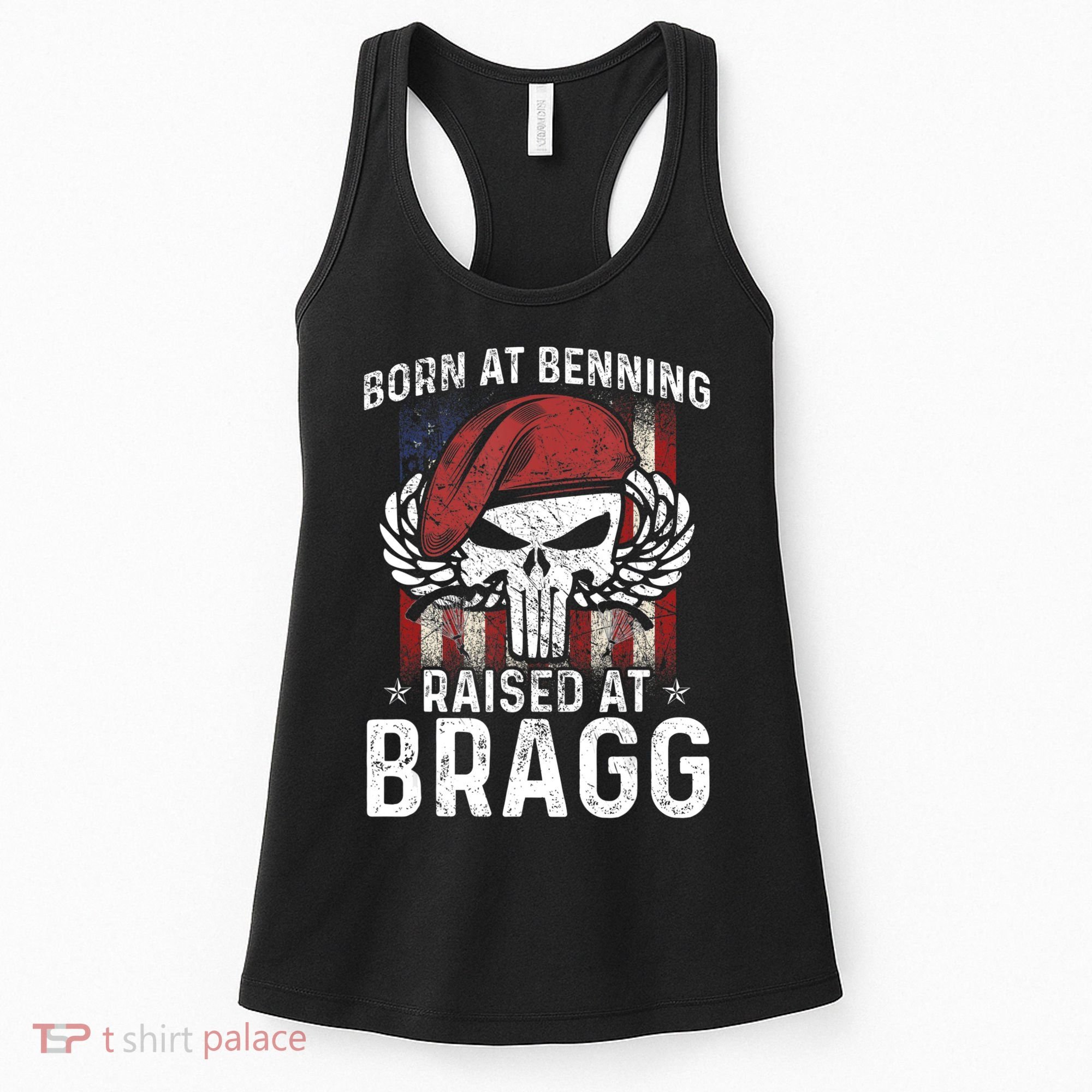 82nd Airborne Veteran Born At Ft Benning Raised Fort Bragg Women's Tank Top