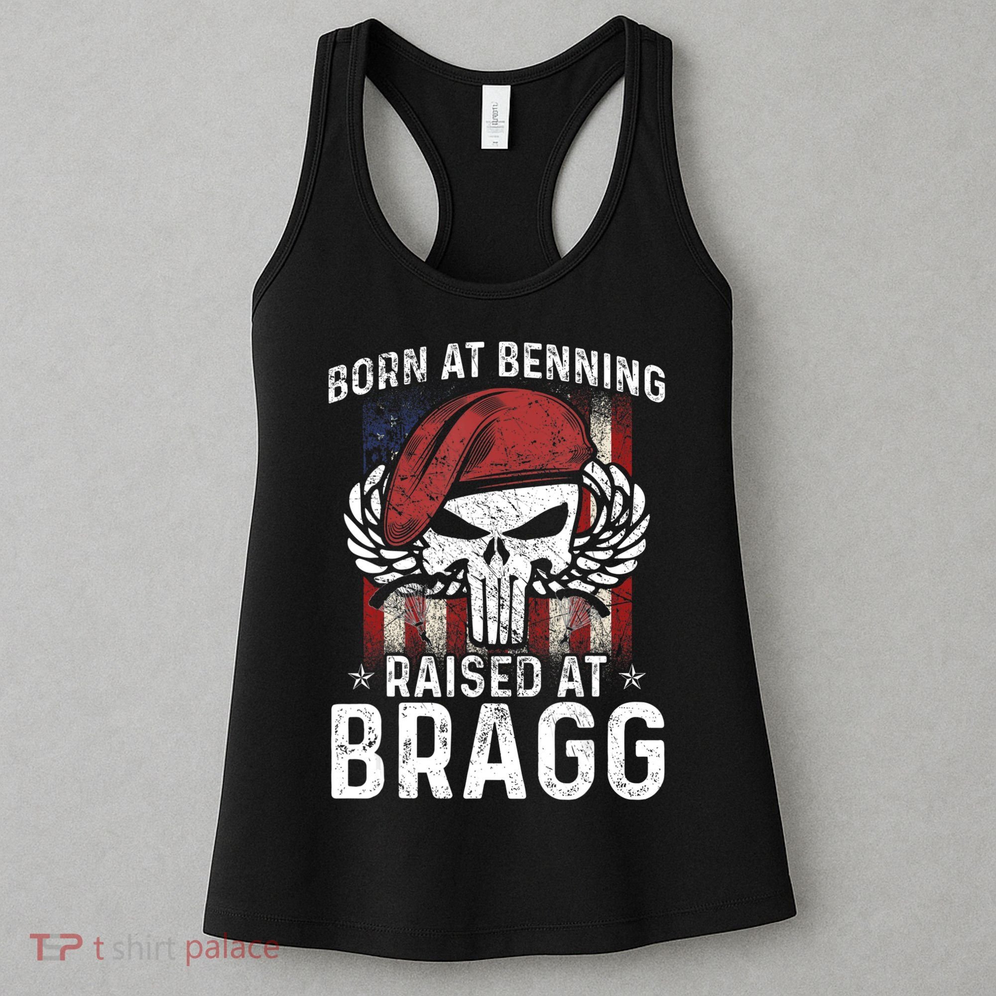 82nd Airborne Veteran Born At Ft Benning Raised Fort Bragg Women's Tank Top