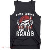 82nd Airborne Veteran Born At Ft Benning Raised Fort Bragg Tank Top thumb 0