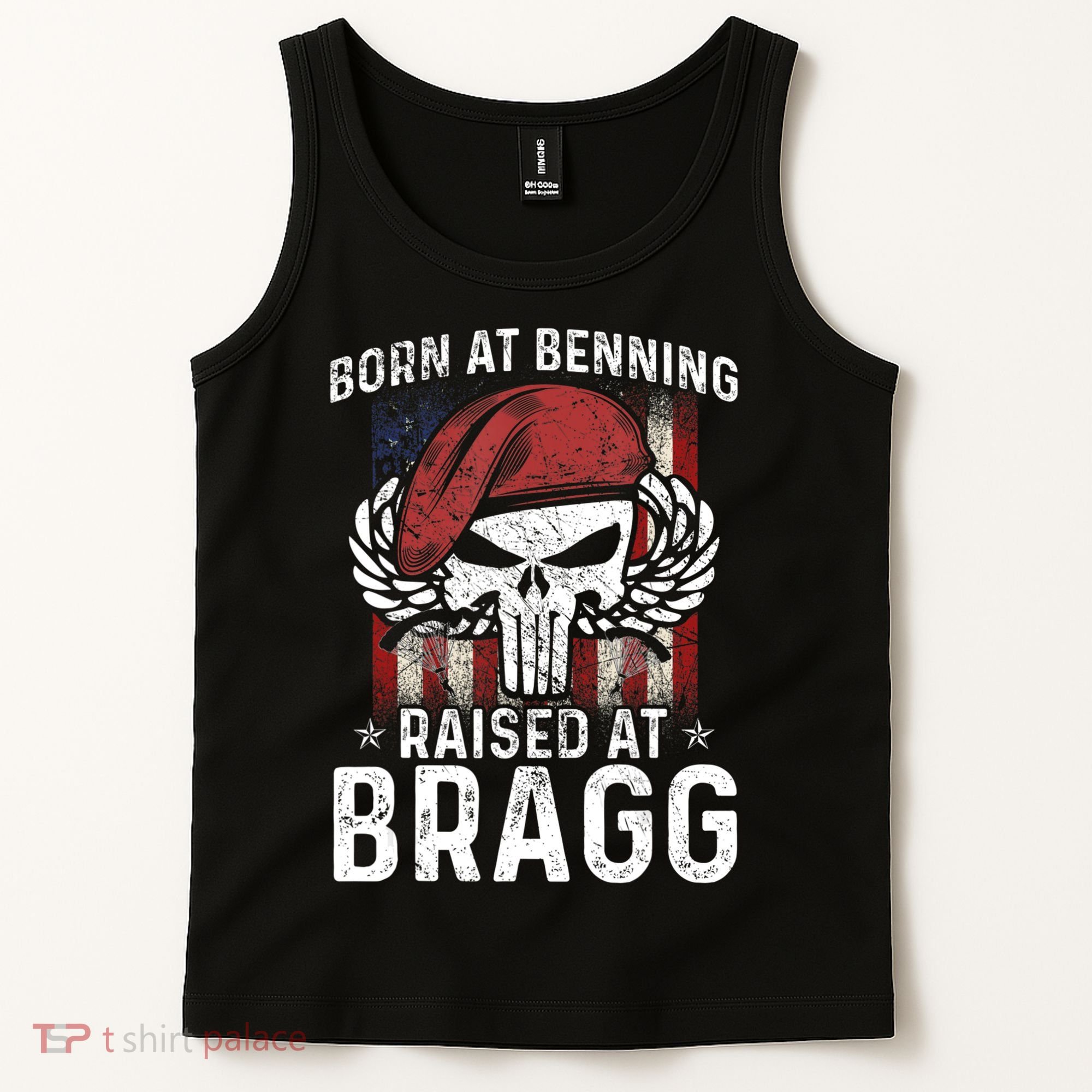 82nd Airborne Veteran Born At Ft Benning Raised Fort Bragg Tank Top