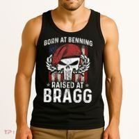 82nd Airborne Veteran Born At Ft Benning Raised Fort Bragg Tank Top thumb 3
