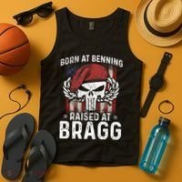 82nd Airborne Veteran Born At Ft Benning Raised Fort Bragg Tank Top thumb 4