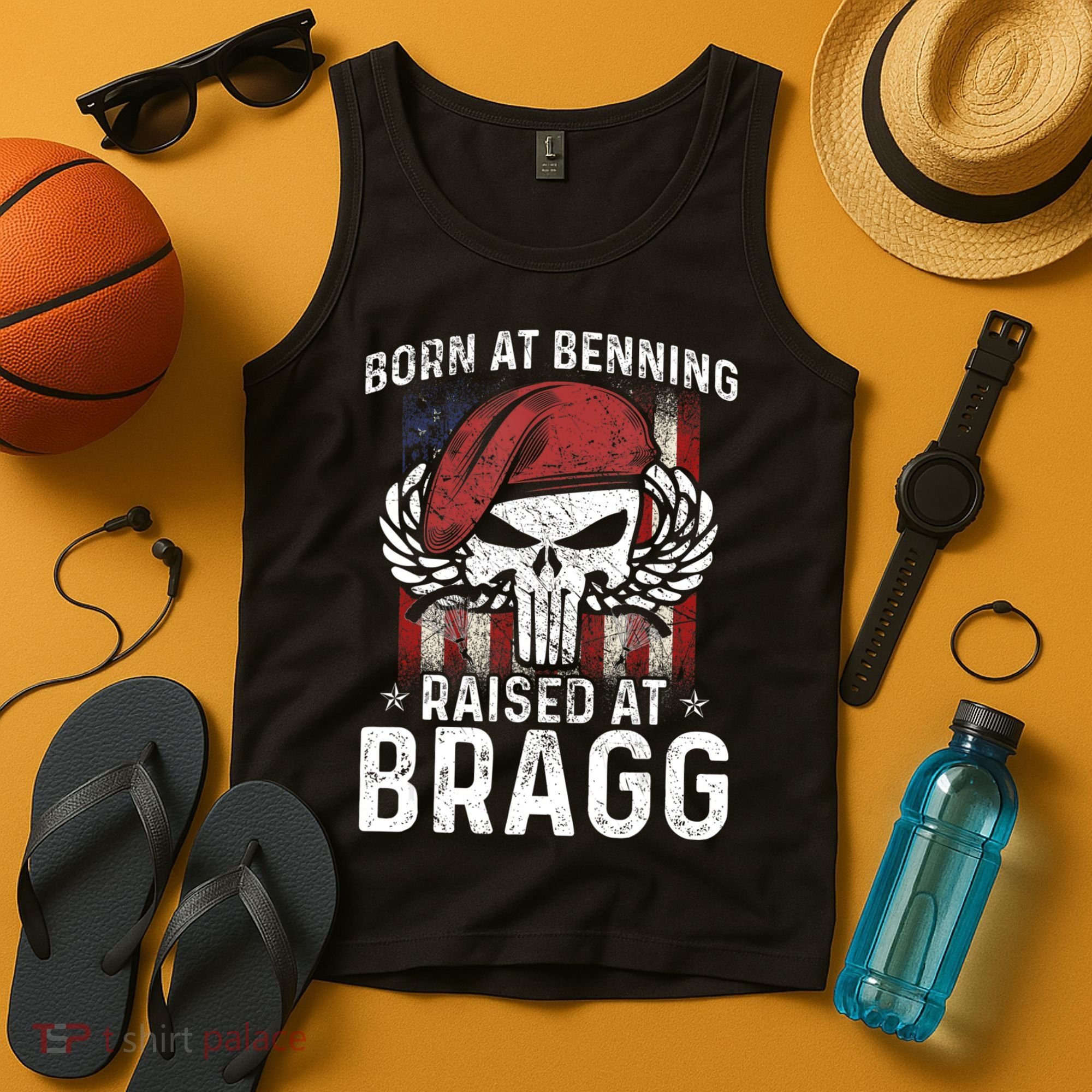 82nd Airborne Veteran Born At Ft Benning Raised Fort Bragg Tank Top