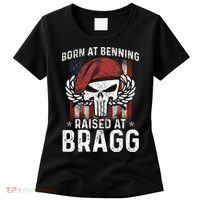 82nd Airborne Veteran Born At Ft Benning Raised Fort Bragg Women's T-Shirt thumb 0