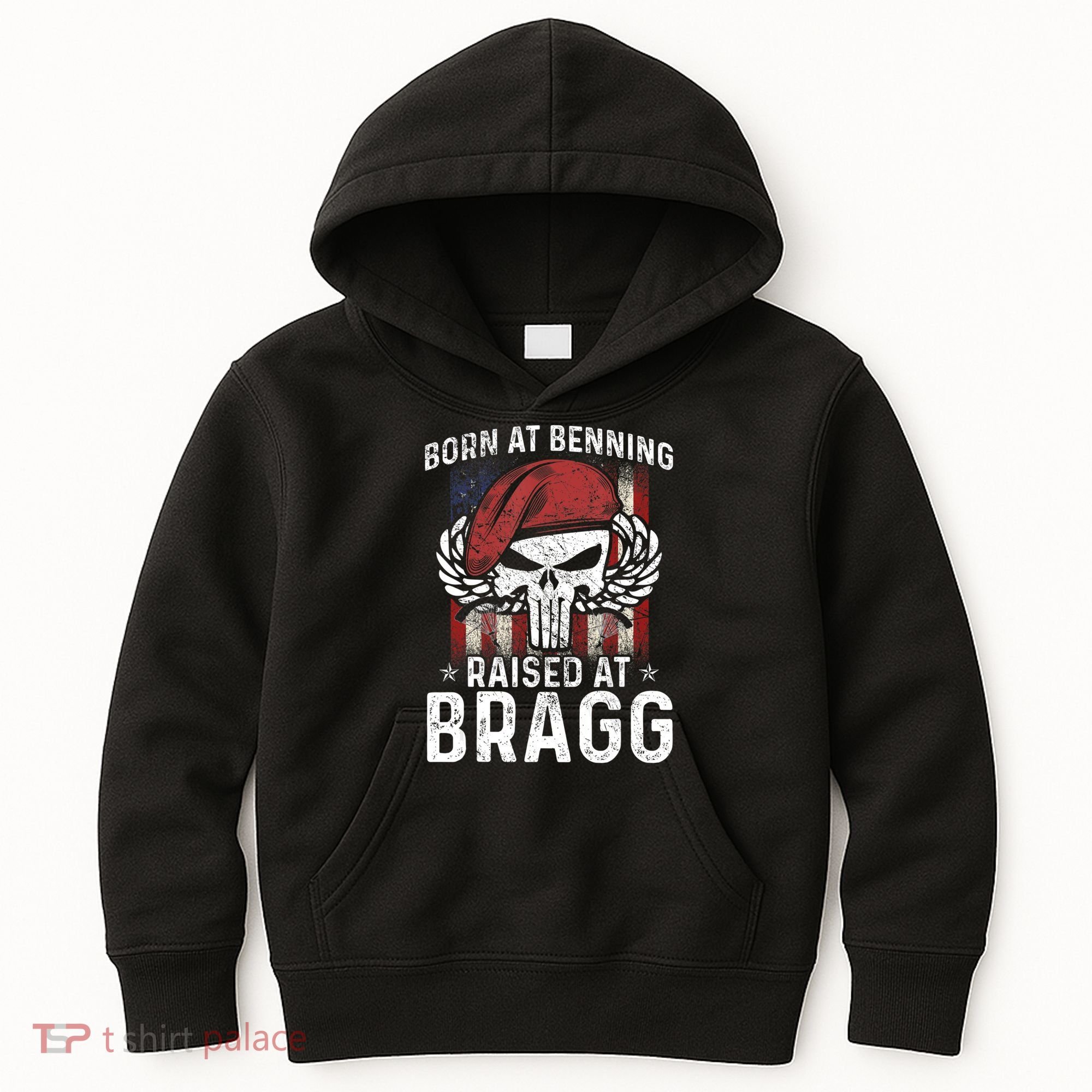 82nd Airborne Veteran Born At Ft Benning Raised Fort Bragg Kids Hoodie