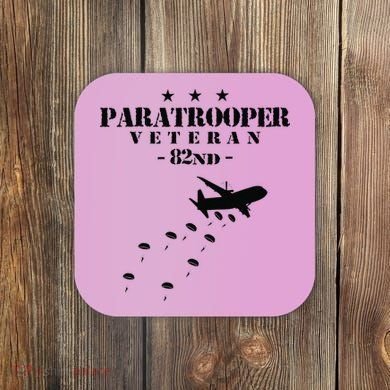 82nd Airborne Veteran Paratrooper Coaster