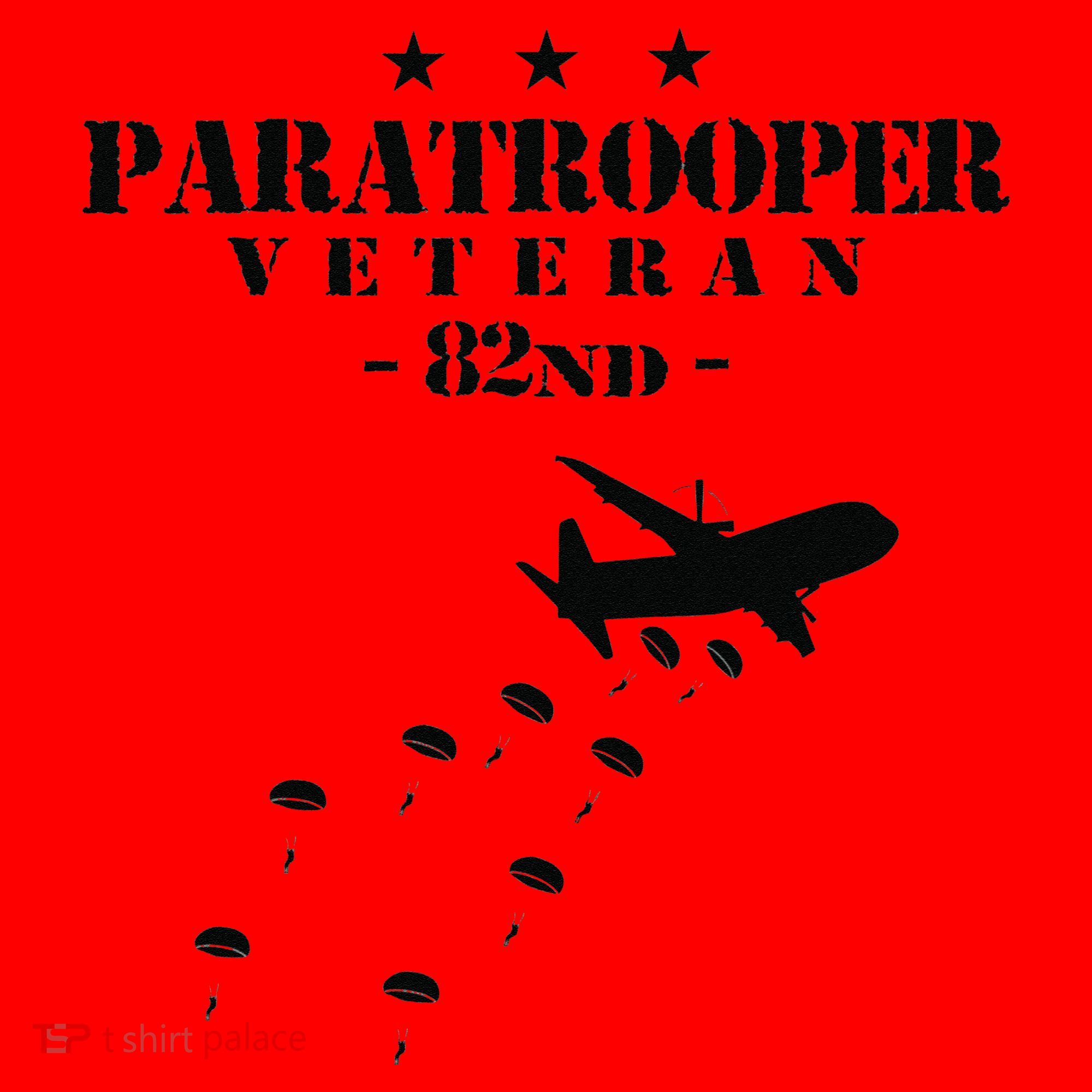 82nd Airborne Veteran Paratrooper Santa Hat