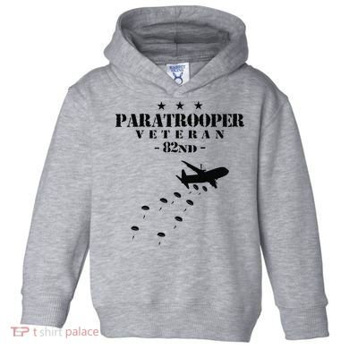 82nd Airborne Veteran Paratrooper Toddler Hoodie