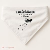 82nd Airborne Veteran Paratrooper USA-Made Doggie Bandana thumb 0