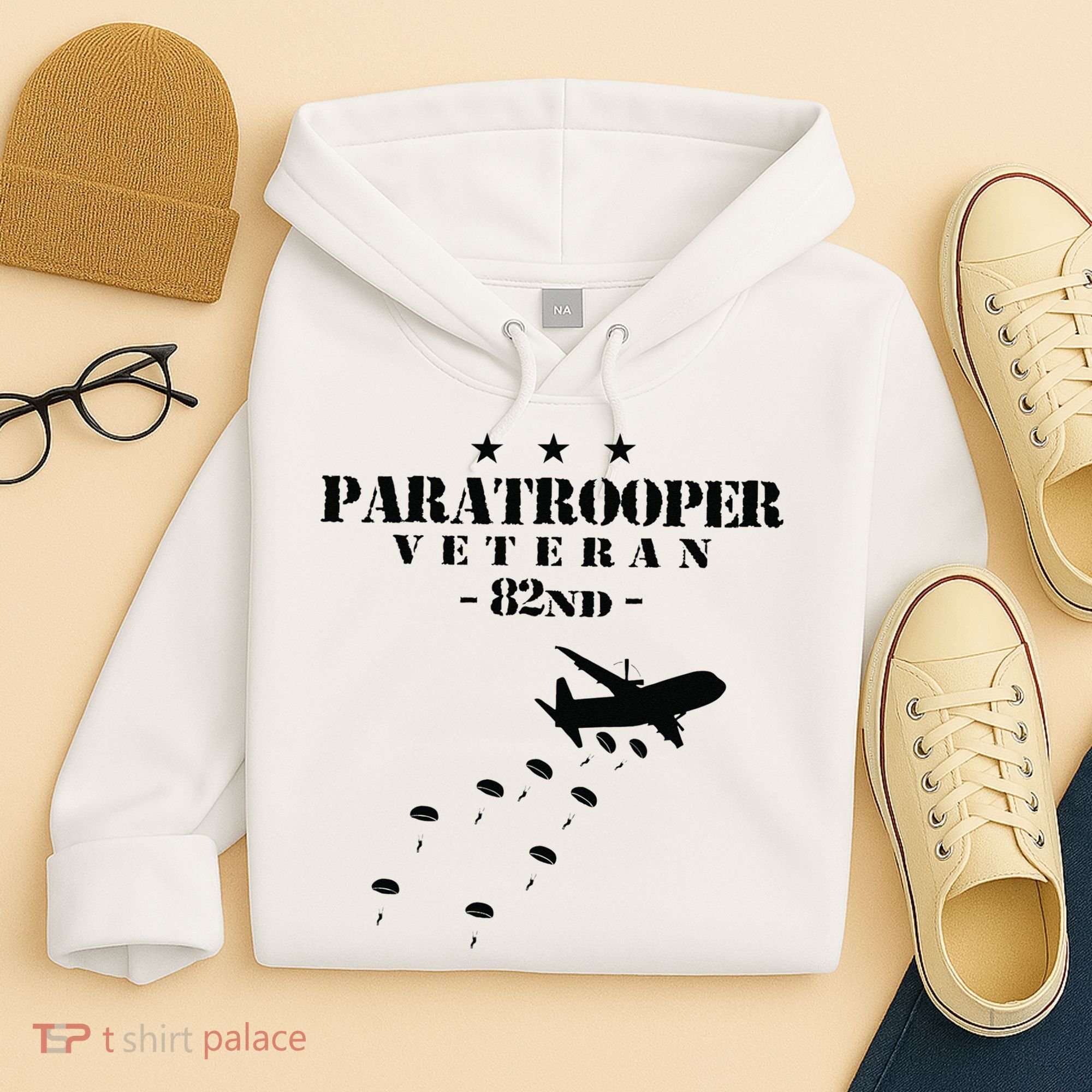 82nd Airborne Veteran Paratrooper Hoodie