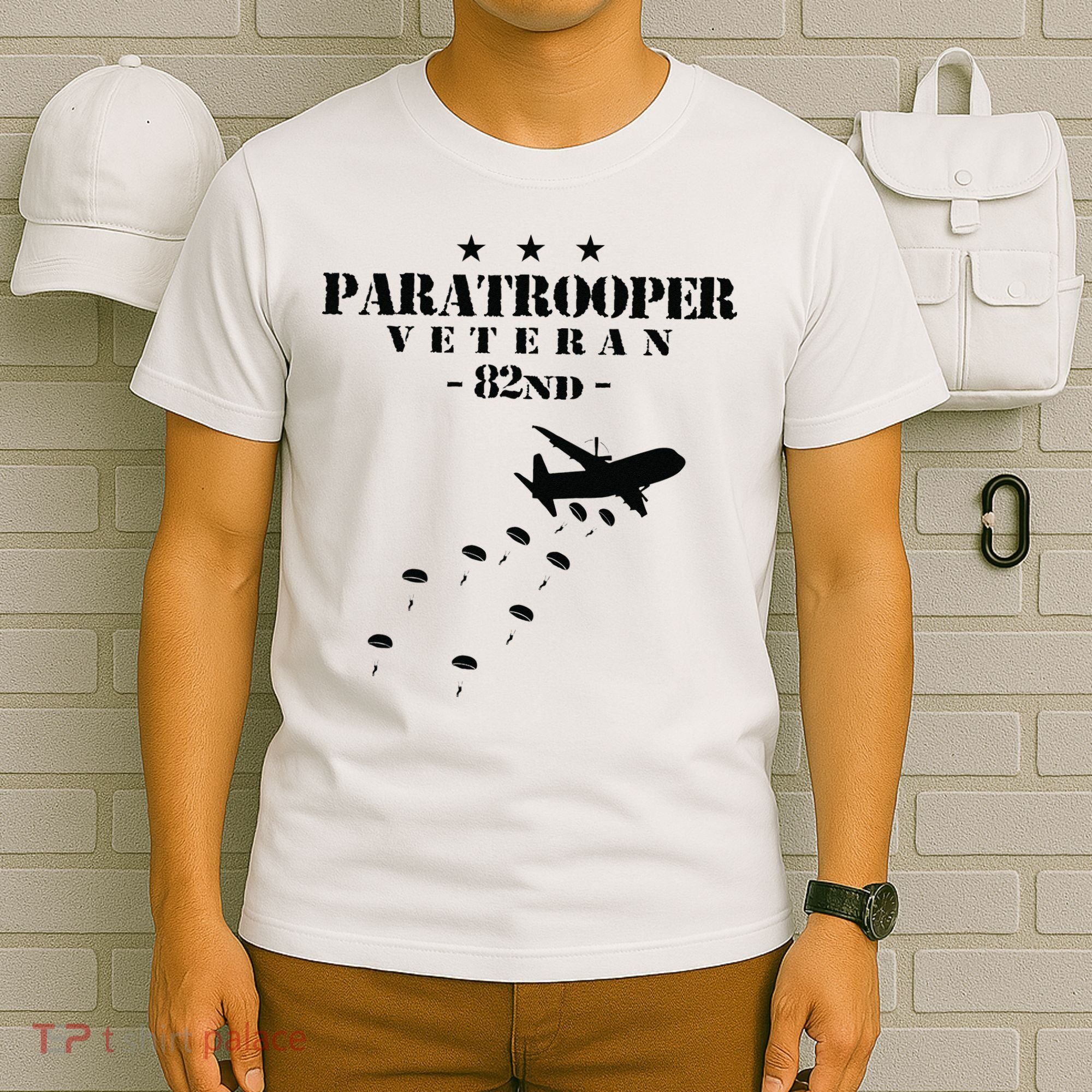 82nd Airborne Veteran Paratrooper T-Shirt