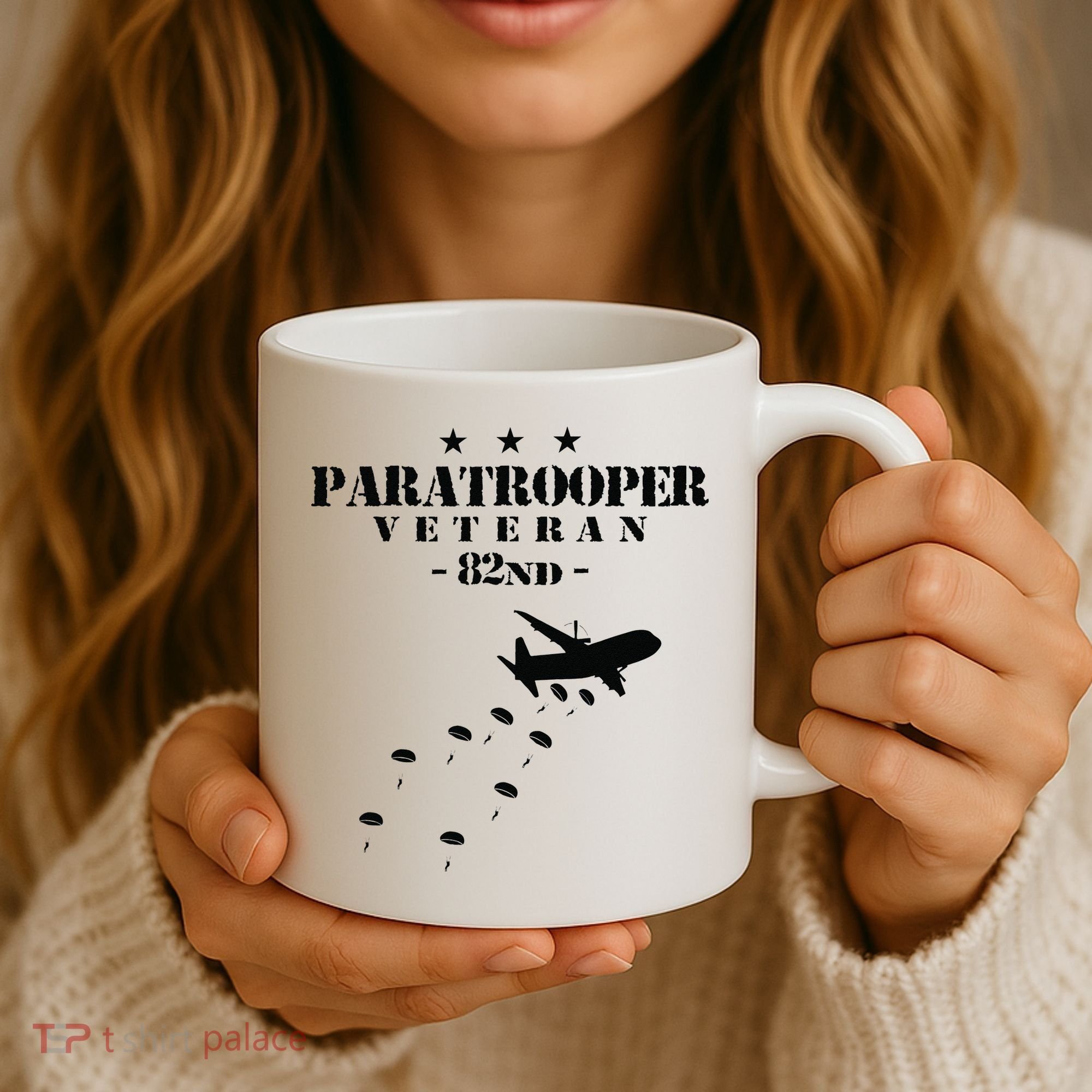 82nd Airborne Veteran Paratrooper Coffee Mug