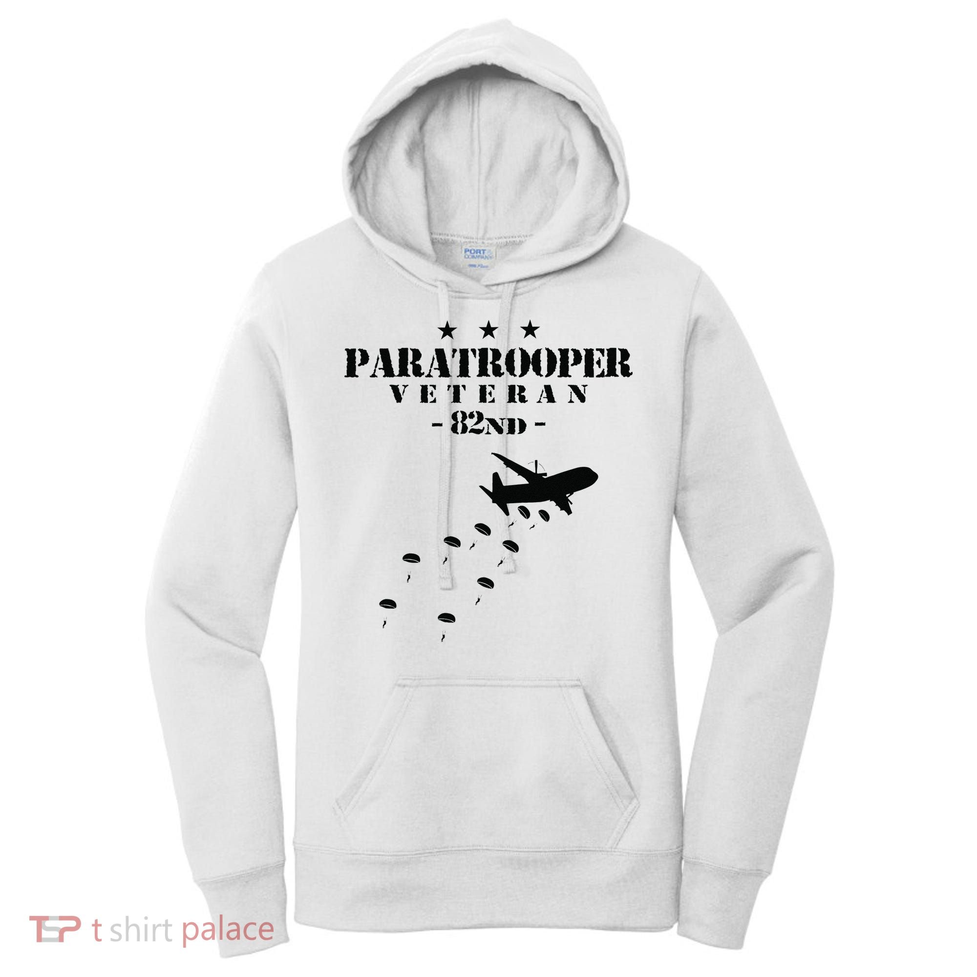 82nd Airborne Veteran Paratrooper Women's Hoodie