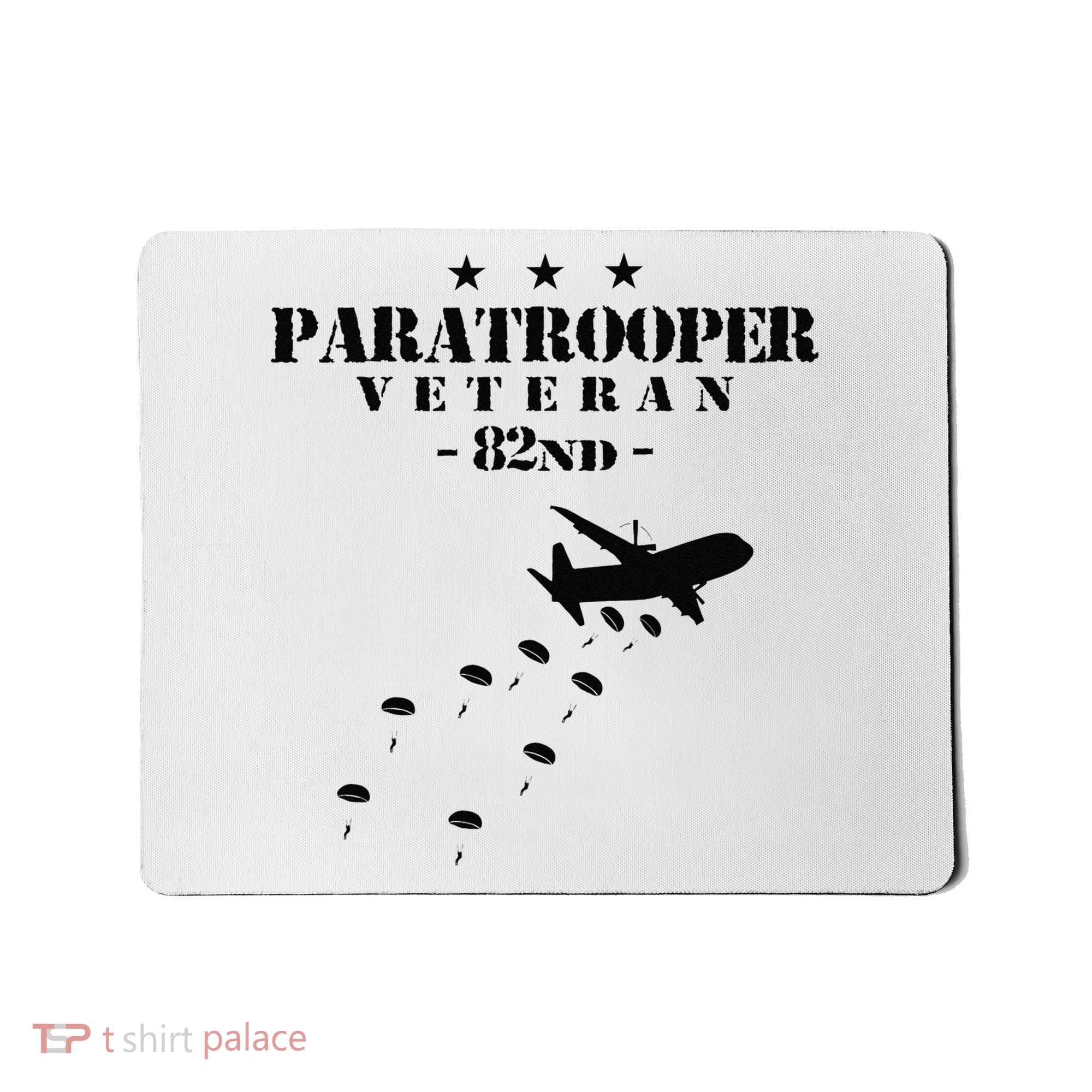 82nd Airborne Veteran Paratrooper Mousepad