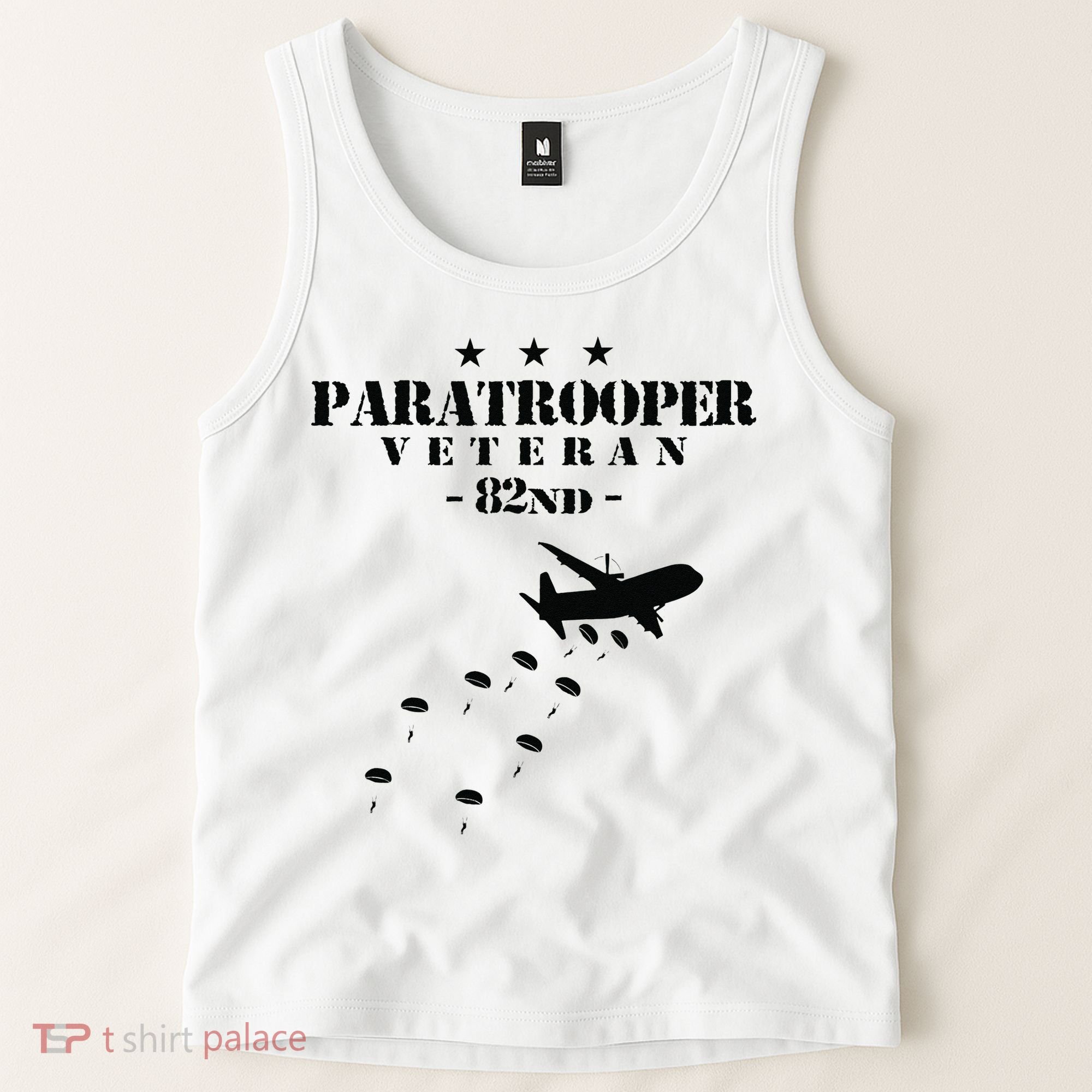 82nd Airborne Veteran Paratrooper Tank Top