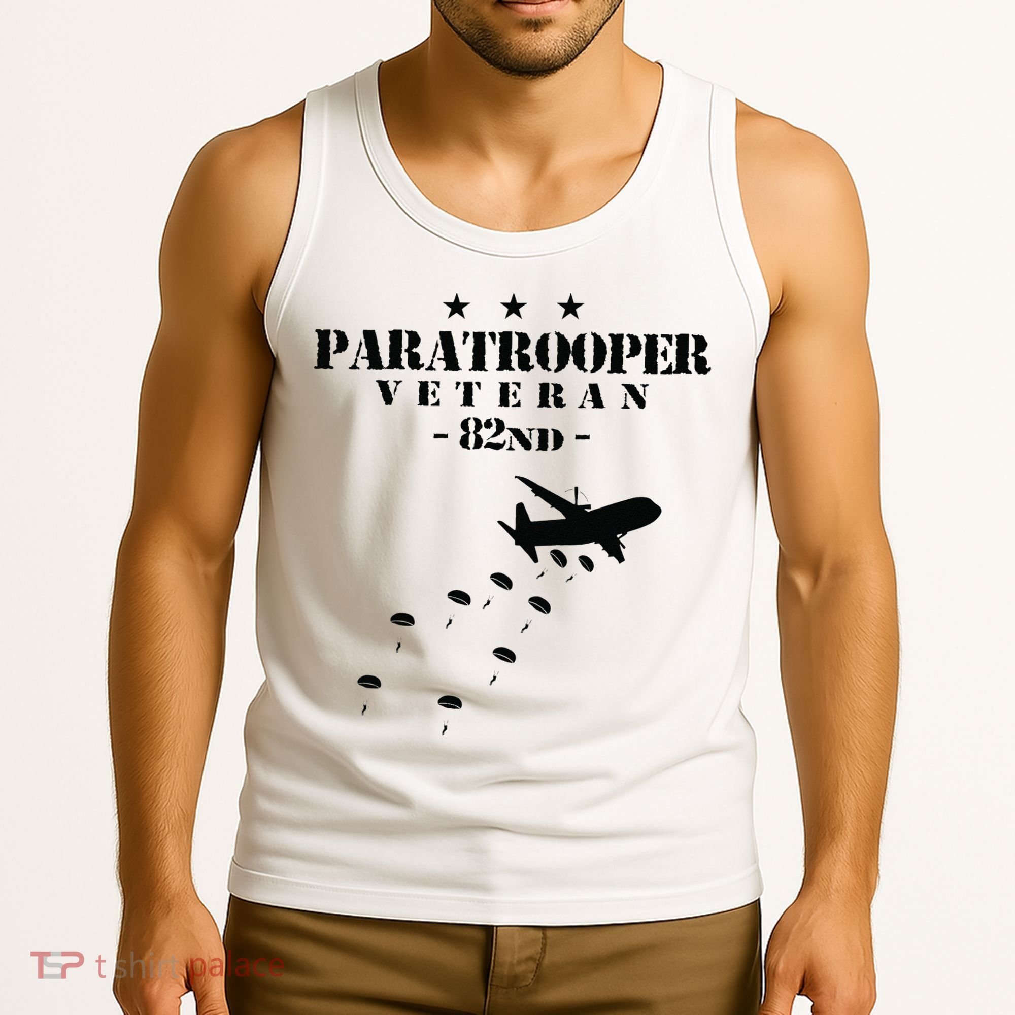 82nd Airborne Veteran Paratrooper Tank Top