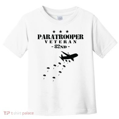 82nd Airborne Veteran Paratrooper Toddler T-Shirt