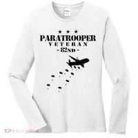 82nd Airborne Veteran Paratrooper Women's Long Sleeve Shirt thumb 0