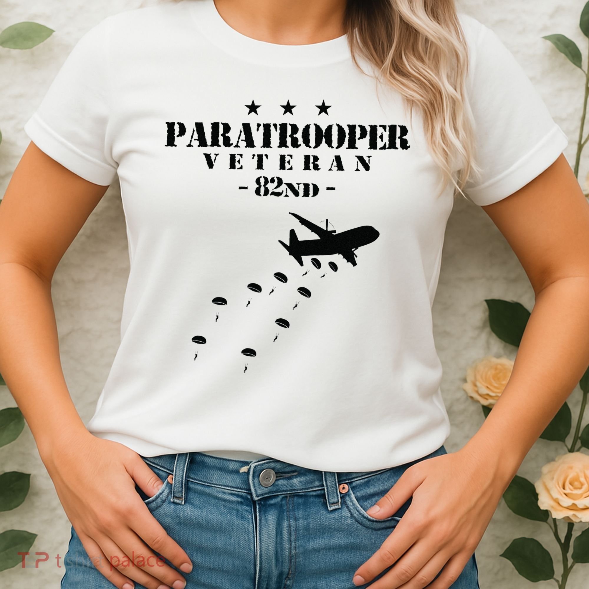 82nd Airborne Veteran Paratrooper Women's T-Shirt