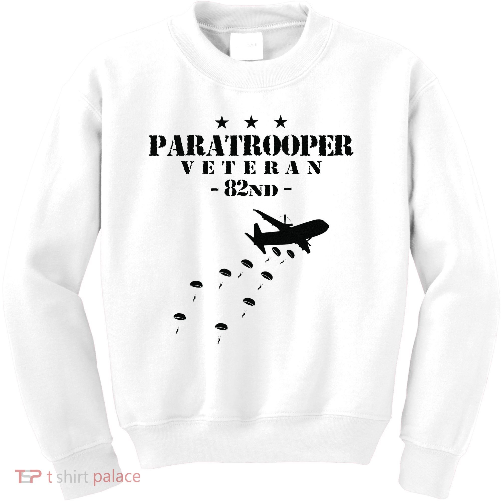 82nd Airborne Veteran Paratrooper Kids Sweatshirt