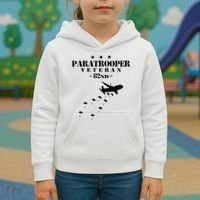 82nd Airborne Veteran Paratrooper Kids Hoodie thumb 3