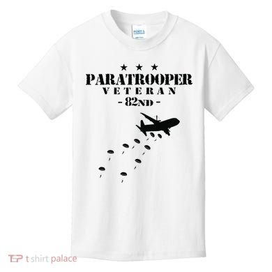 82nd Airborne Veteran Paratrooper Kids T-Shirt