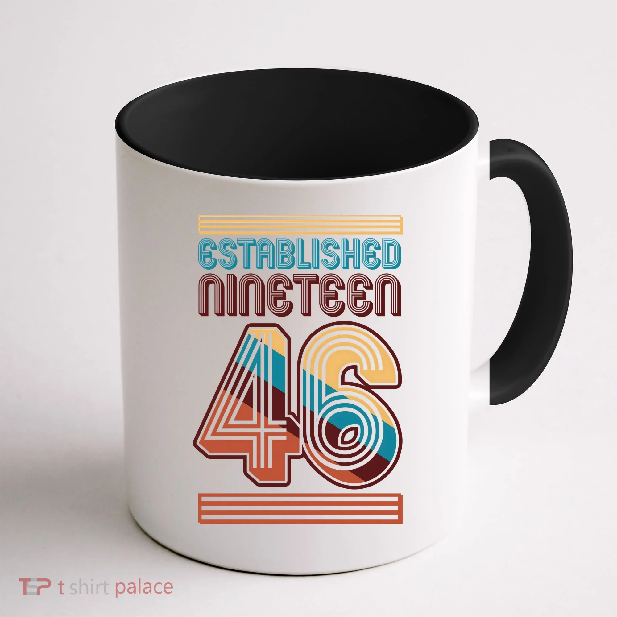 80th Birthday 1946 Established Nineteen 46 Coffee Mug