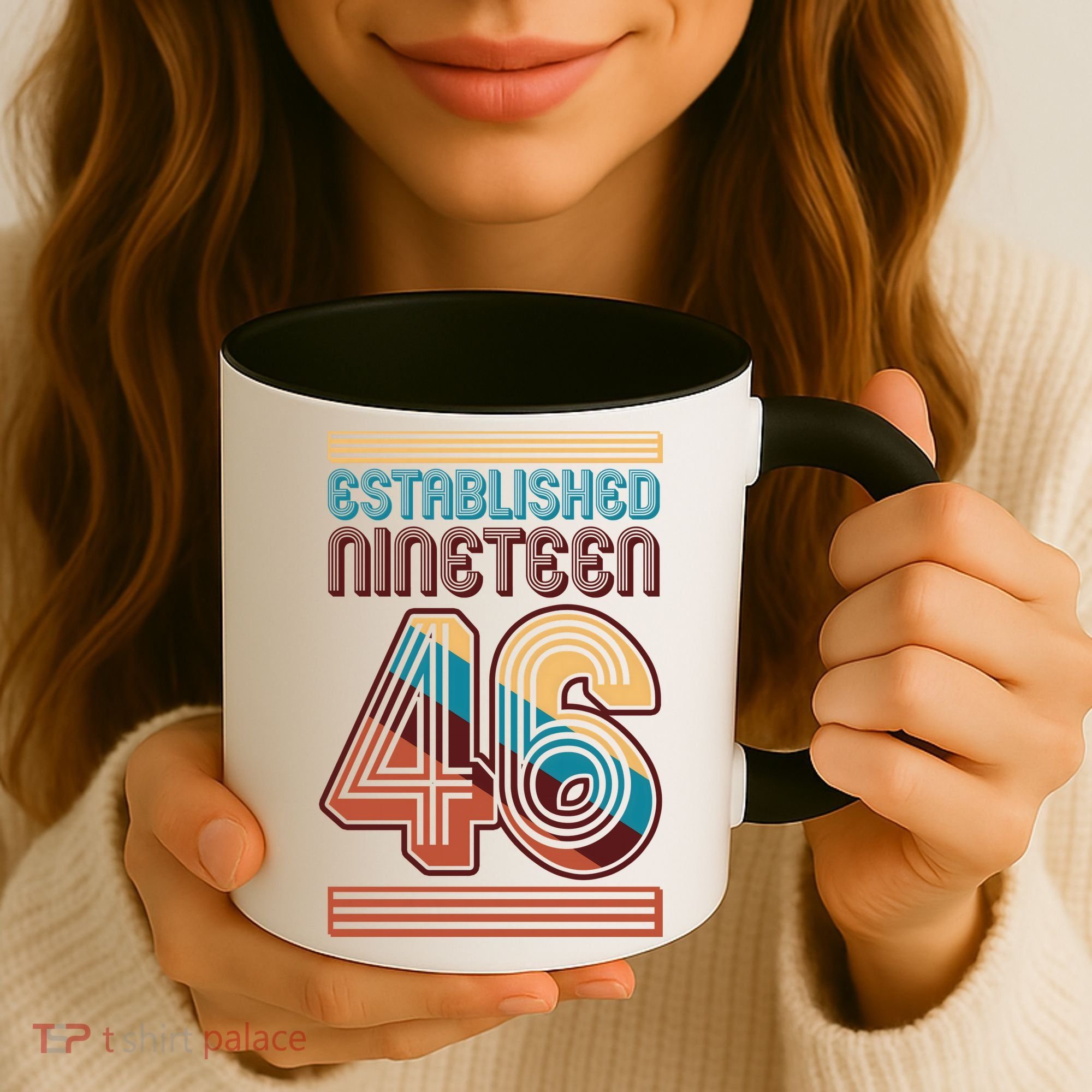 80th Birthday 1946 Established Nineteen 46 Coffee Mug